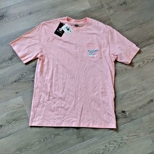 Mississippi State Bulldogs Shirt L Pink Pocket Floral Print Double Sided NWT MSU